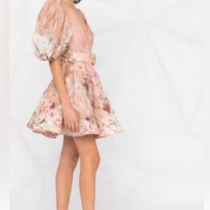 Zimmermann Dancer garden print mini dress